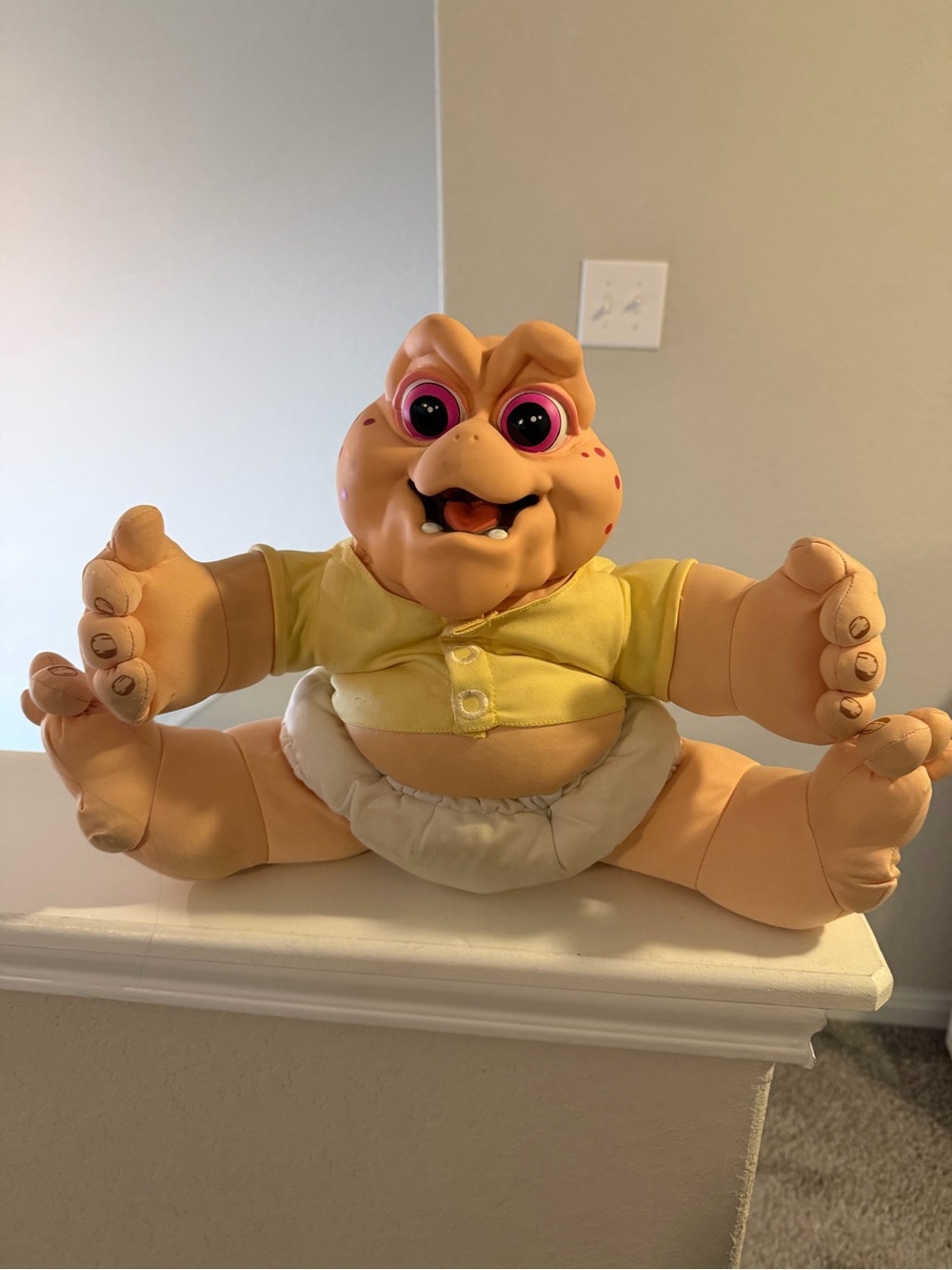 Rare Vintage Baby Sinclair Talking Plush Dinosaurs TV Show Working Sound 90s Toy - Picture 1 of 14